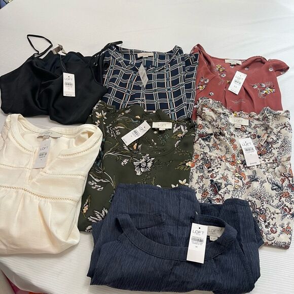 Ann Taylor Tops - Lot Of 7 NWT Ann Taylor Loft Top Blouse Career Office Casual Tank Size Medium